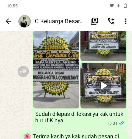 Pengiriman Papan Bunga Duka Cogadog Cikelet