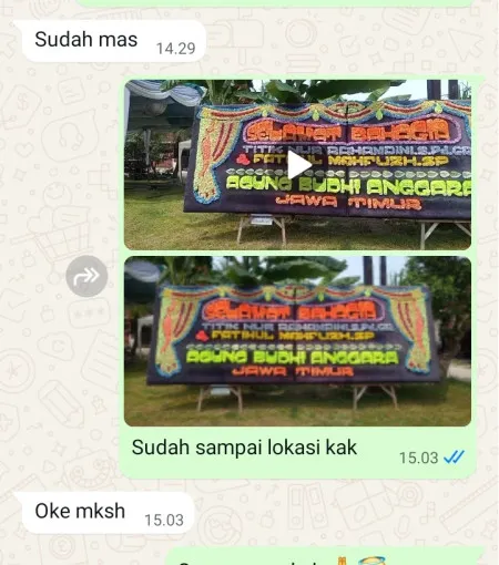 Pengiriman Papan Bunga Cogadog Cikelet