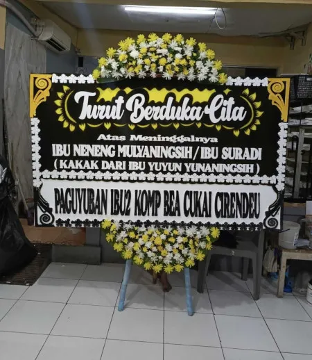 Papan Bunga Duka Cogadog Cikelet