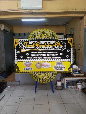 Papan Bunga di Cogadog Cikelet